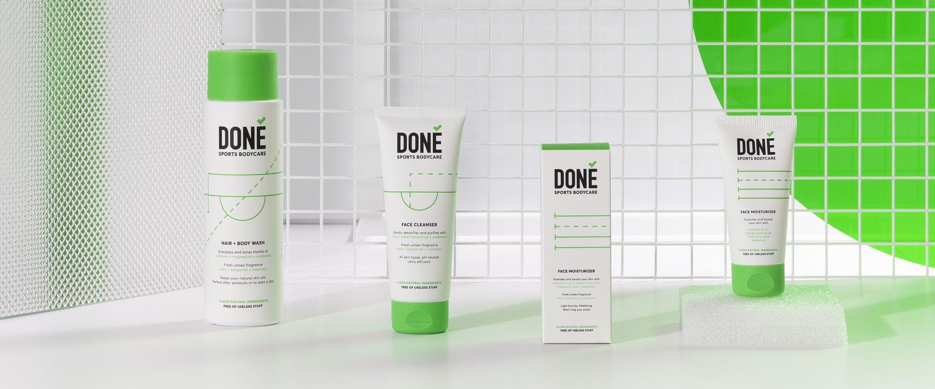 DONE Sports Bodycare – pierwsze na rynku, naturalne kosmetyki dla osób aktywnych